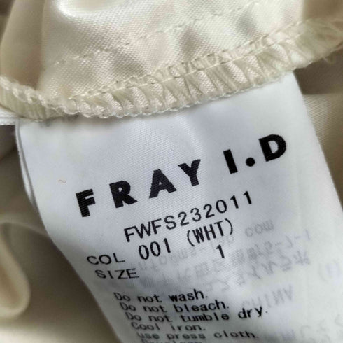 フレイアイディー FRAY I.D フラワーラメレースタイトスカート レディース JPN:1