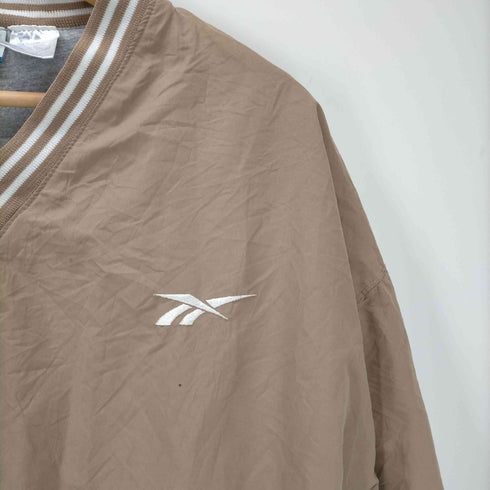 リーボック Reebok ロゴ刺繍ナイロンプルオーバー メンズ JPN:M