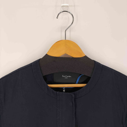 ポールスミスブラック Paul Smith BLACK ノーカラーライトコート コットン レディース JPN:38