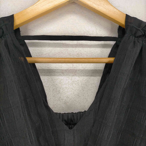 リリーブラウン Lily Brown エアリーチェックシャーリングワンピース レディース ONE SIZE