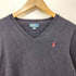ポロバイラルフローレン Polo by RALPH LAUREN ポニー刺繍 Vネックコットンニット レディース 160