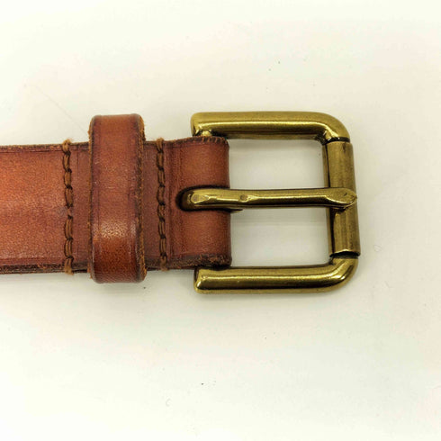 ラルフローレン RALPH LAUREN SOLID BRASS レザーベルト レディース