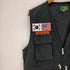 Korea ワッペン ベスト メンズ XXL