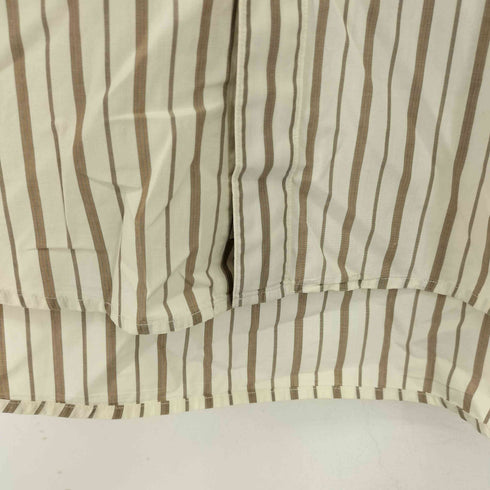 ジョセフアボード JOSEPH ABBOUD ノーカラー L/S ストライプシャツ メンズ import:S