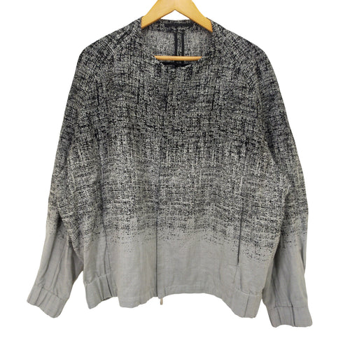 アタッチメント ATTACHMENT 22SS LI/C GRADATION JACQUARD COLLARLESS BOMBER メンズ JPN:2