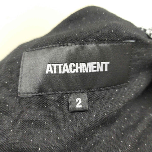 アタッチメント ATTACHMENT 22SS LI/C GRADATION JACQUARD COLLARLESS BOMBER メンズ JPN:2
