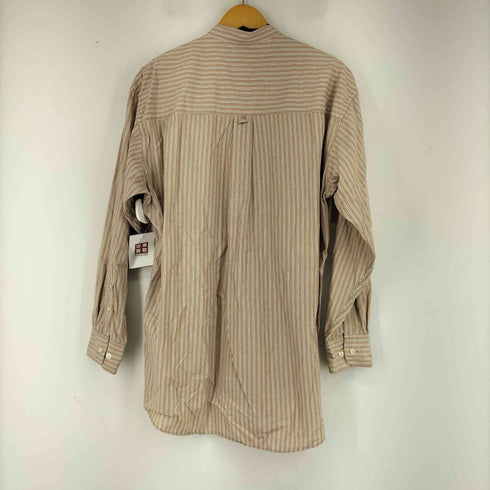 ジョセフアボード JOSEPH ABBOUD L/S ストライプノーカラーシャツ メンズ import:XL
