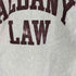 チャンピオン Champion 90s 刺繍タグ REVERSE WEAVE メキシコ製 ALBANY LAW カレッジプリントスウェット メンズ JPN:L