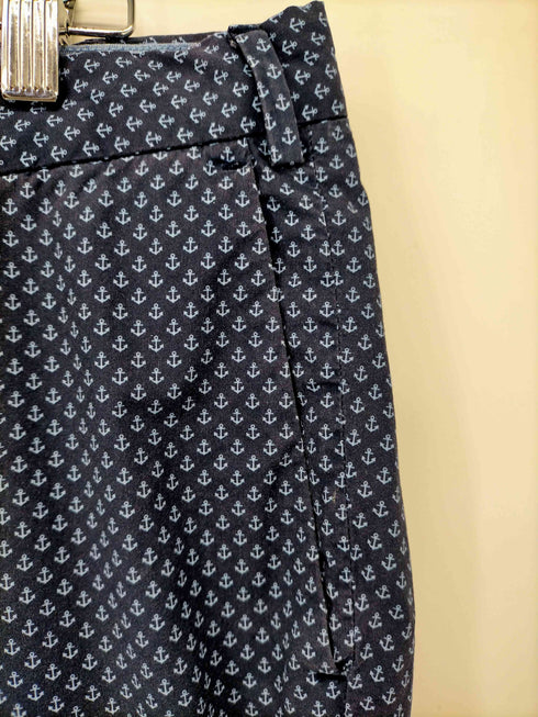 ポロラルフローレン POLO RALPH LAUREN SLIM FIT アンカー柄 スラックスパンツ 総柄 メンズ 33/32