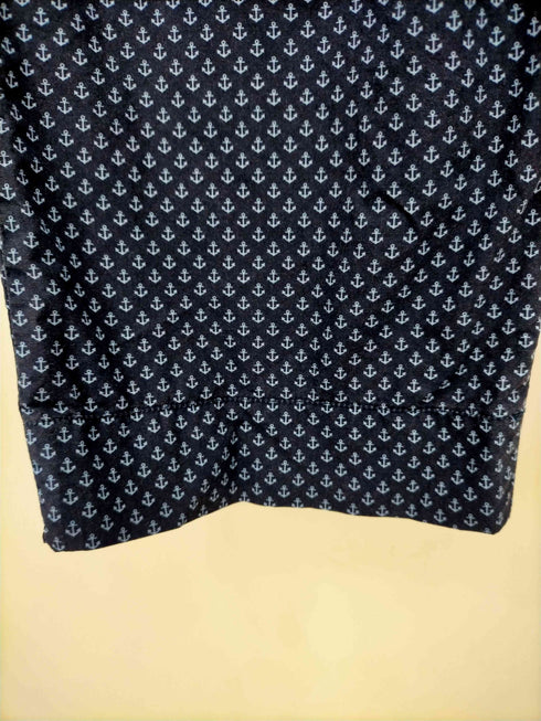 ポロラルフローレン POLO RALPH LAUREN SLIM FIT アンカー柄 スラックスパンツ 総柄 メンズ 33/32