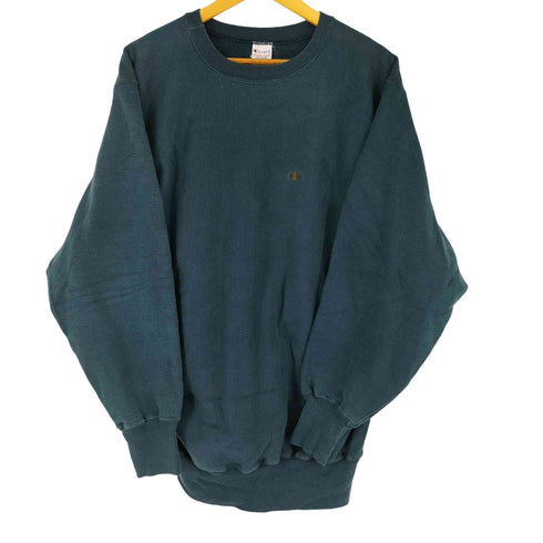 チャンピオン Champion 90s 刺繍タグ REVERSE WEAVE メキシコ製 目刺繍 クルーネックスウェット メンズ JPN:XXL