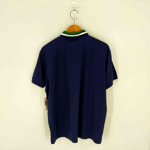 ポロラルフローレン POLO RALPH LAUREN performance ポニー刺繍 ワンポイントポロシャツ ハーフジップ メンズ import:L