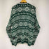 ギャップ Gap 90s OLD バーズアイ ノルディックコットンニット メンズ JPN:L
