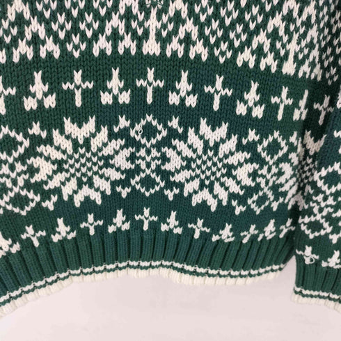ギャップ Gap 90s OLD バーズアイ ノルディックコットンニット メンズ JPN:L