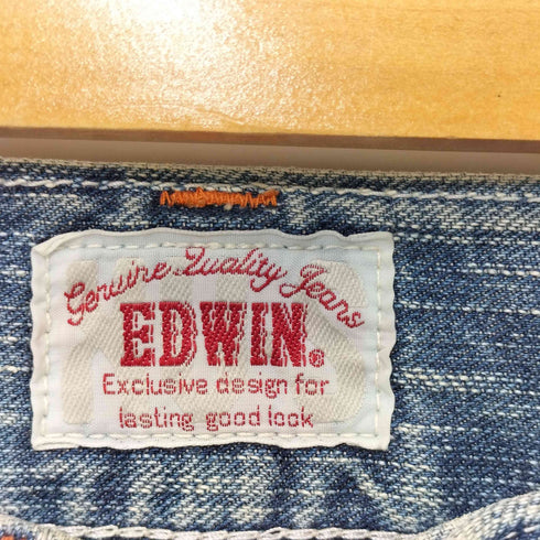 エドウィン EDWIN ジップポケットダメージデニム メンズ US:28-29