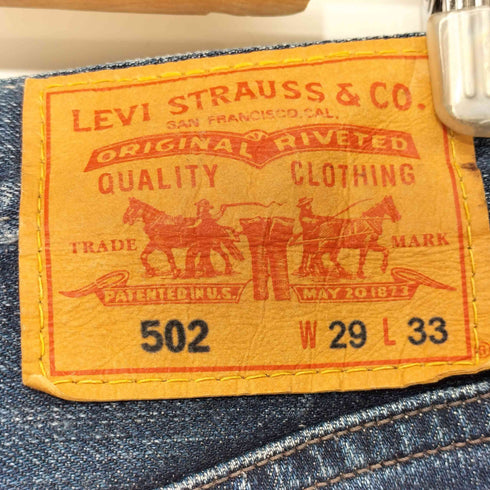 リーバイス Levis 502 ジップフライストレートジーンズ メンズ W29 L33