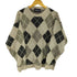 リバティ LIBERTY 90s EXACTA アーガイル クルーネックニット メンズ