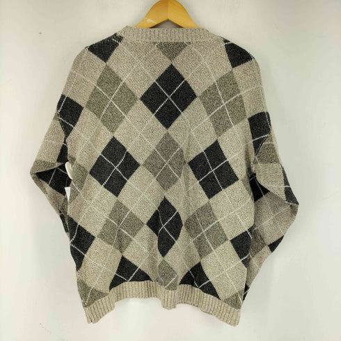 リバティ LIBERTY 90s EXACTA アーガイル クルーネックニット メンズ