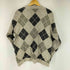リバティ LIBERTY 90s EXACTA アーガイル クルーネックニット メンズ