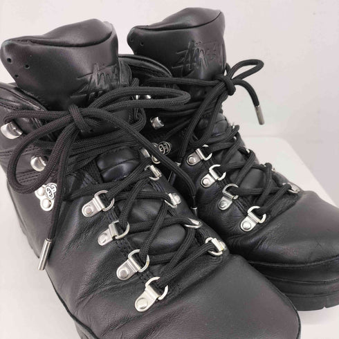 ステューシー Stussy WORLD HIKER WATERPROOF MID HIKER BLACK FULL GRAIN メンズ JPN:28