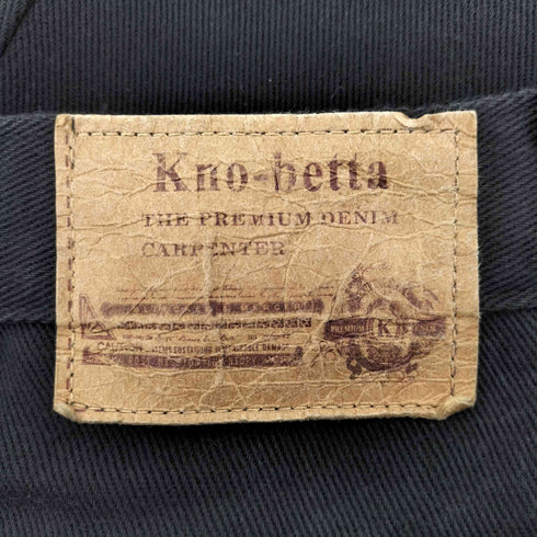 KNO-BETTA CLASSIC JEANS 999 BAGGY DENIM ブラック バギー デニム パンツ メンズ 38X30