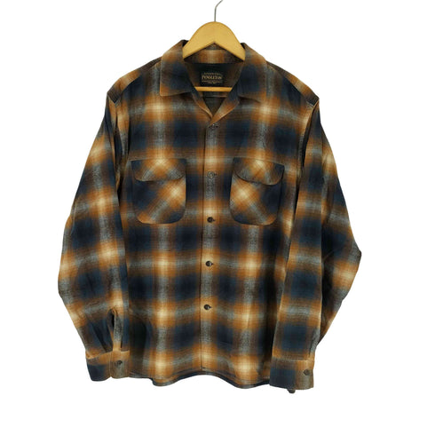 ペンドルトン PENDLETON 別注 オンブレチェック オープンカラーシャツ メンズ JPN:L