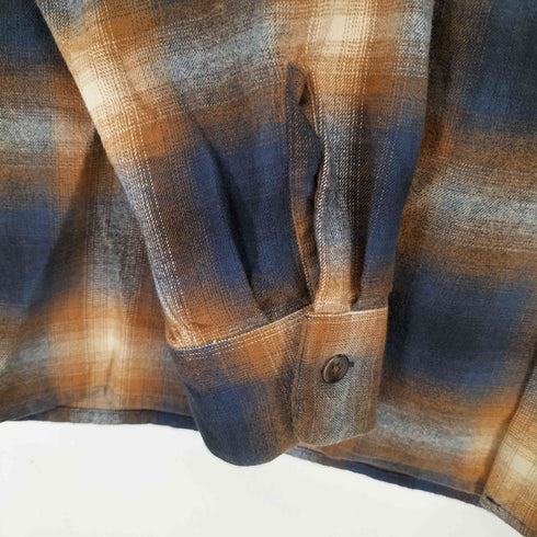 ペンドルトン PENDLETON 別注 オンブレチェック オープンカラーシャツ メンズ JPN:L