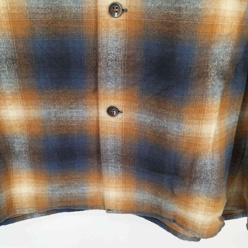 ペンドルトン PENDLETON 別注 オンブレチェック オープンカラーシャツ メンズ JPN:L