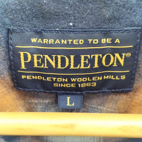 ペンドルトン PENDLETON 別注 オンブレチェック オープンカラーシャツ メンズ JPN:L
