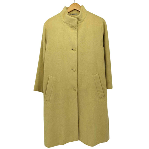 アクアスキュータム AQUASCUTUM アンゴラ混 スタンドカラーコート レディース 9