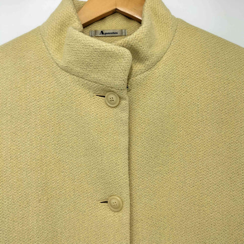 アクアスキュータム AQUASCUTUM アンゴラ混 スタンドカラーコート レディース 9