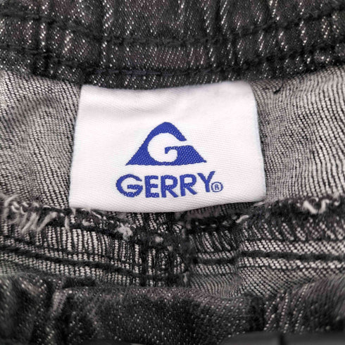 ジェリー GERRY 刺繍ロゴ ブラックデニム レディース JPN:XL