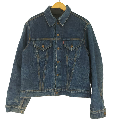 リーバイス Levis 70s 70505 刻印525 裏地ブランケット BIG E デニムトラッカージャケット メンズ