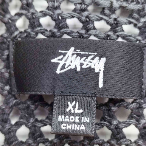 ステューシー Stussy 22SS O'DYED HEAVYWEIGHT MESH CREW メッシュ ニット クルーネック トップス メンズ import:XL