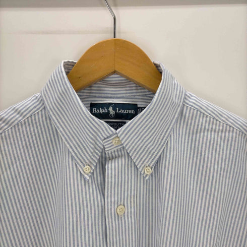 ラルフローレン RALPH LAUREN ポニー刺繍 yarmouth ボタンダウン オックスフォード ストライプシャツ メンズ 16-33