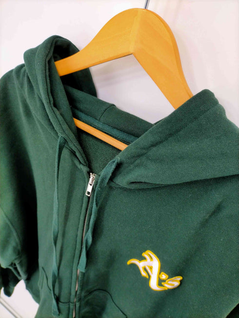フルギ GENUINE MERCHANDISE ロゴワッペンダブルジップパーカー メンズ FREE