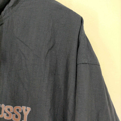 ステューシー Stussy 80S 黒タグ MADE IN OZ プリントフーデッドコーチジャケット メンズ JPN:M
