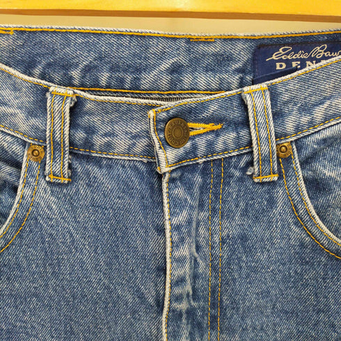 エディーバウアー Eddie Bauer 90s ストーンウォッシュ クラッシックフィット デニムパンツ メンズ 32×30