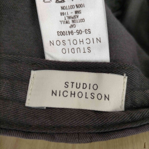 スタジオニコルソン STUDIO NICHOLSON LOGO CAP/Logo Cap メンズ