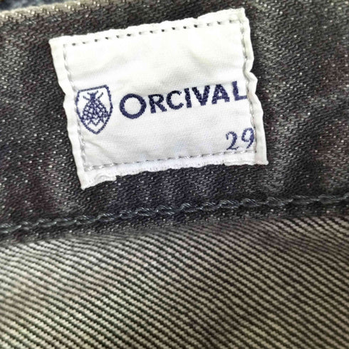 オーチバル ORCIVAL SLIM STRAIGHT 14oz DENIM PANTS デニムパンツ レディース 29