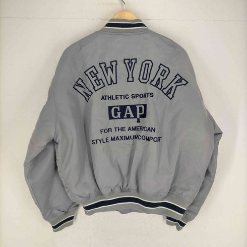 ギャップ Gap 80~90S 両面刺繍スタジャン TALONジッパー メンズ JPN:M