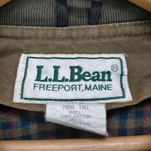 エルエルビーン L.L.Bean 80~90S MADE IN USA ダック地 ライナー付き ハンティングジャケット メンズ XL-TALL