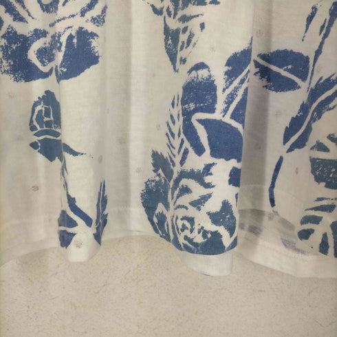 ラグナビーチ LAGUNA BEACH 90S MADE IN USA ラメ装飾 ローズ柄Tシャツ メンズ JPN:XL