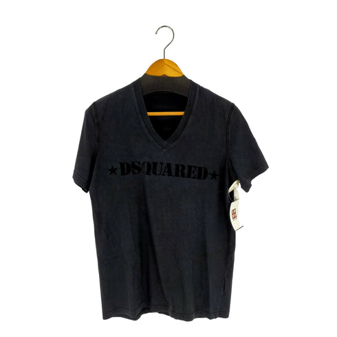 ディースクエアード DSQUARED2 Vネック フロントロゴカットソー フェード メンズ import:S