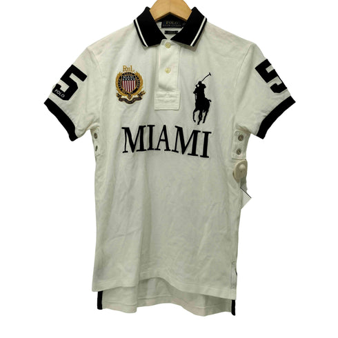 ポロラルフローレン POLO RALPH LAUREN ビックポニーロゴ刺繍 MIAMI ラガーシャツ メンズ import:XS