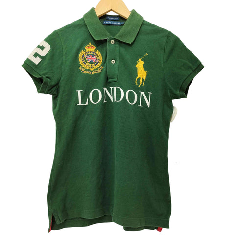 ラルフローレン RALPH LAUREN ビックポニーロゴ刺繍 LONDON ポロシャツ メンズ import:L