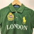 ラルフローレン RALPH LAUREN ビックポニーロゴ刺繍 LONDON ポロシャツ メンズ import:L