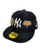 ニューエラ NEW ERA WORLD CHAMPION SHIP 27TH Yankees Historic Champs Navy 59FIFTY Fitted Cap メンズ 7 5/8