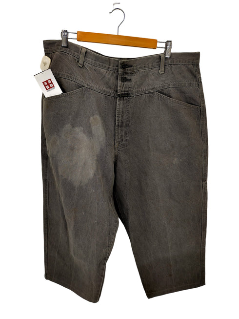 マリテフランソワジルボー MARITHE + FRANCOIS GIRBAUD BLUE AUTHENTIC FIT ブラックペインターデニム メンズ 42