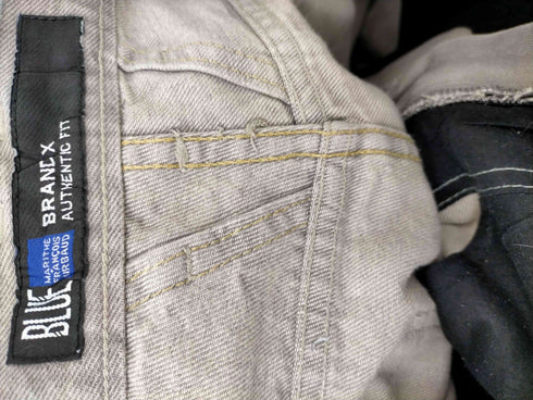 マリテフランソワジルボー MARITHE + FRANCOIS GIRBAUD BLUE AUTHENTIC FIT ブラックペインターデニム メンズ 42